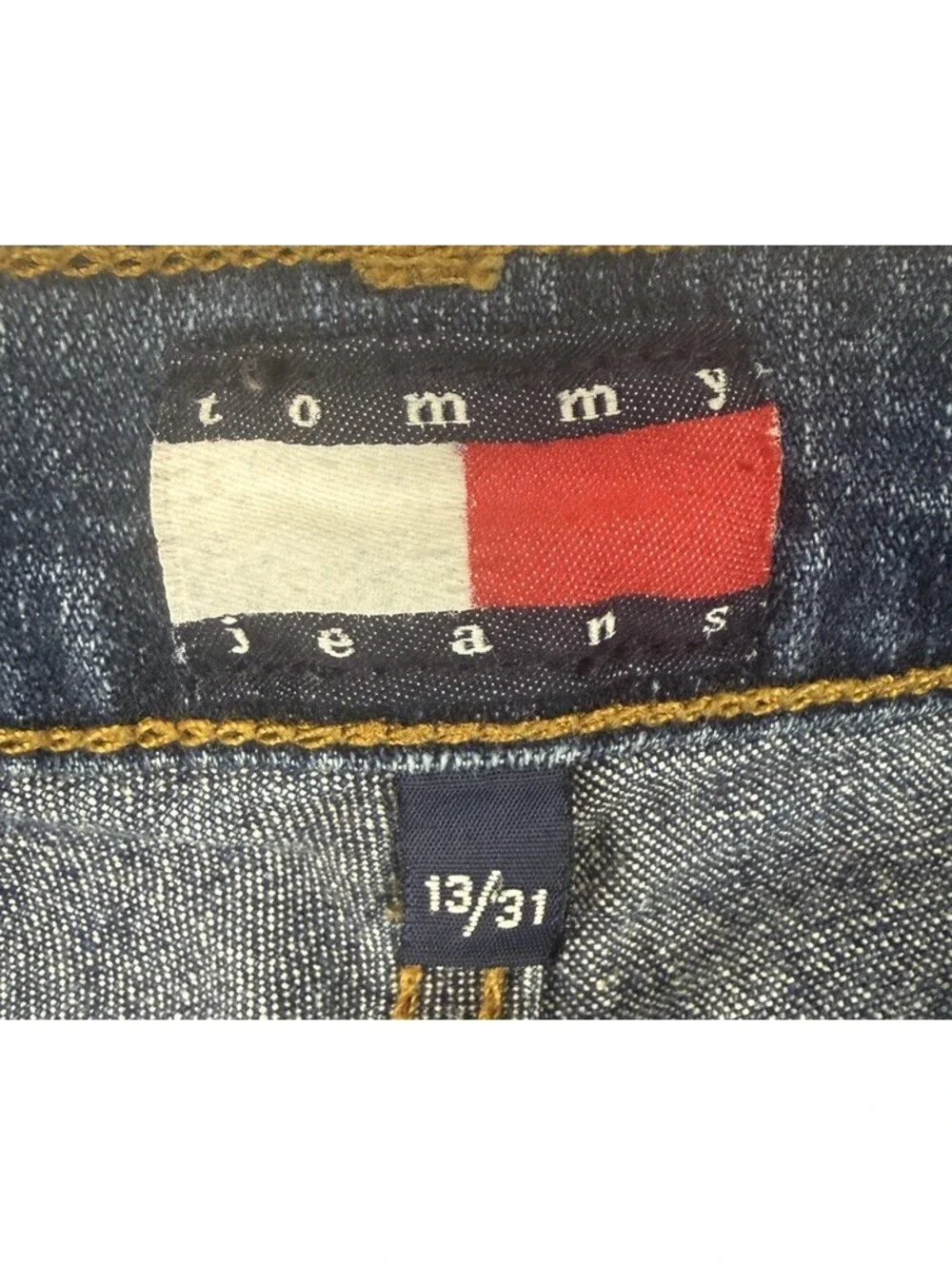 Vintage TOMMY HILFIGER Womens Sz 13 Jeans Low Rise Bootcut Stretch